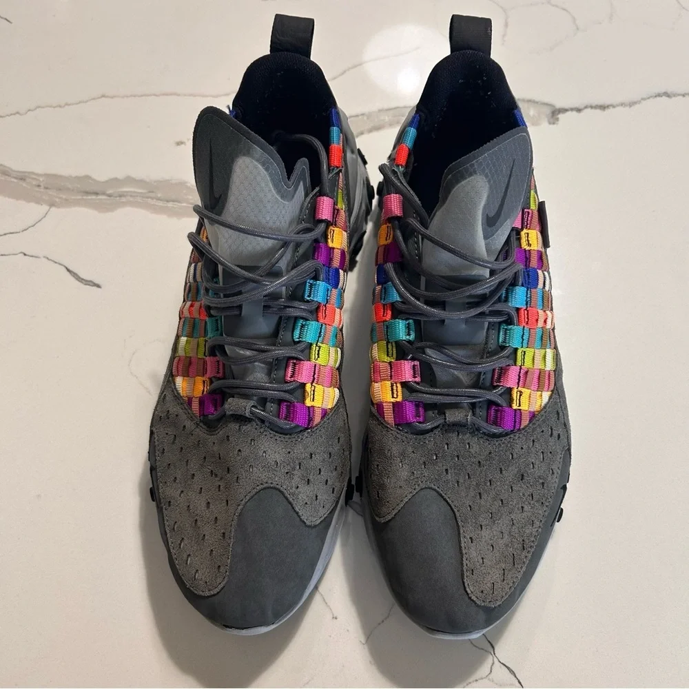 Nike React Sertu AT5301-004 Iron Grey Multi Sz 9.5 Running Shoes Rare Colorway